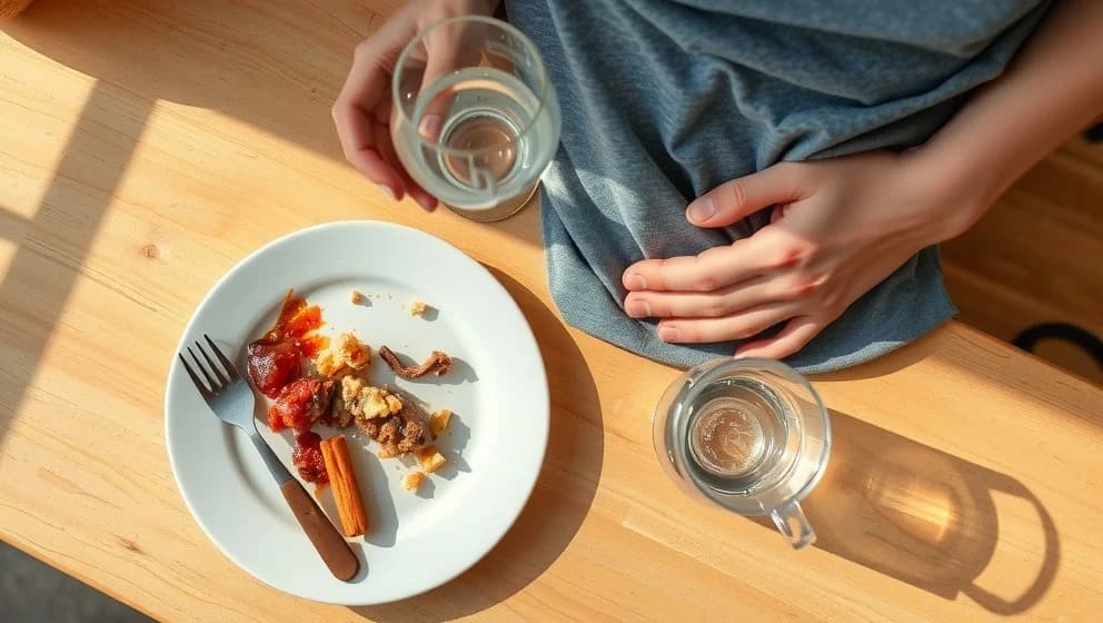 Ont i magen efter mat – vad kan det bero på