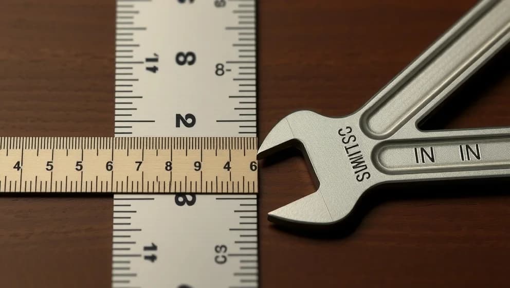 Vad är 3/8 tum i millimeter